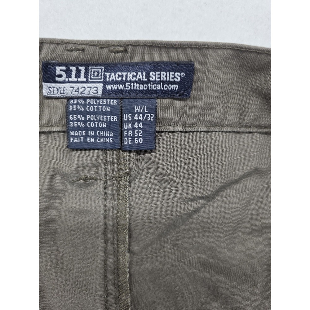5.11 Tactical 74273 Cargo Pants Mens 44x32 OD Green Cotton Utility Work NWOT - Picture 8 of 11